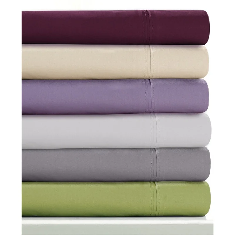 Hypoallergenic Silk Sheets for Sensitive Sleepers350 TC Extra Cotton Percale Deep Pocket Bed Sheet Set with Oversize Flat