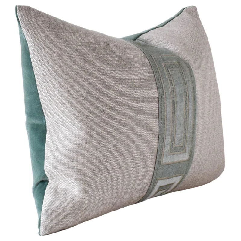 Cooling Pillows for Hot SleepersGiorgio Linen Ingot Tape Rain Decorative Pillow Ryan Studio