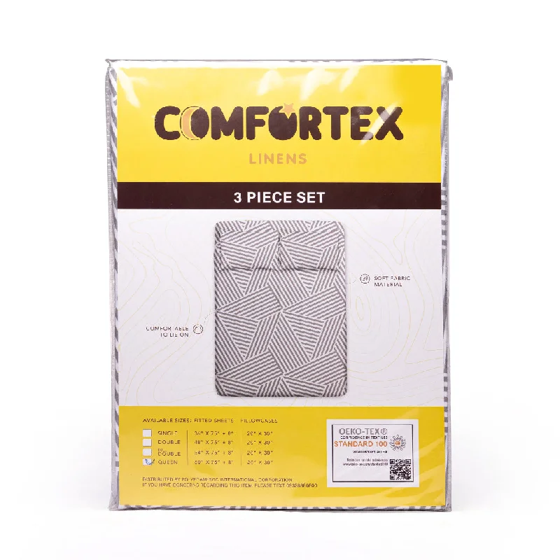 Moisture - Wicking Cotton Sheets for a Dry and Comfortable SleepComfortex Linens 3-Piece Set