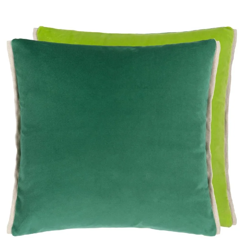 Square Pillows for Modern Home DecorDesigners Guild Varese Viridian & Apple Decorative Pillow