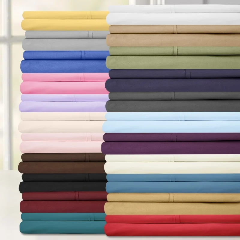 Quilted Cotton Sheets for a Warm and Inviting BedSoft Brushed Microfiber 7-piece Split King Sheet Set - 4 Pillowcases