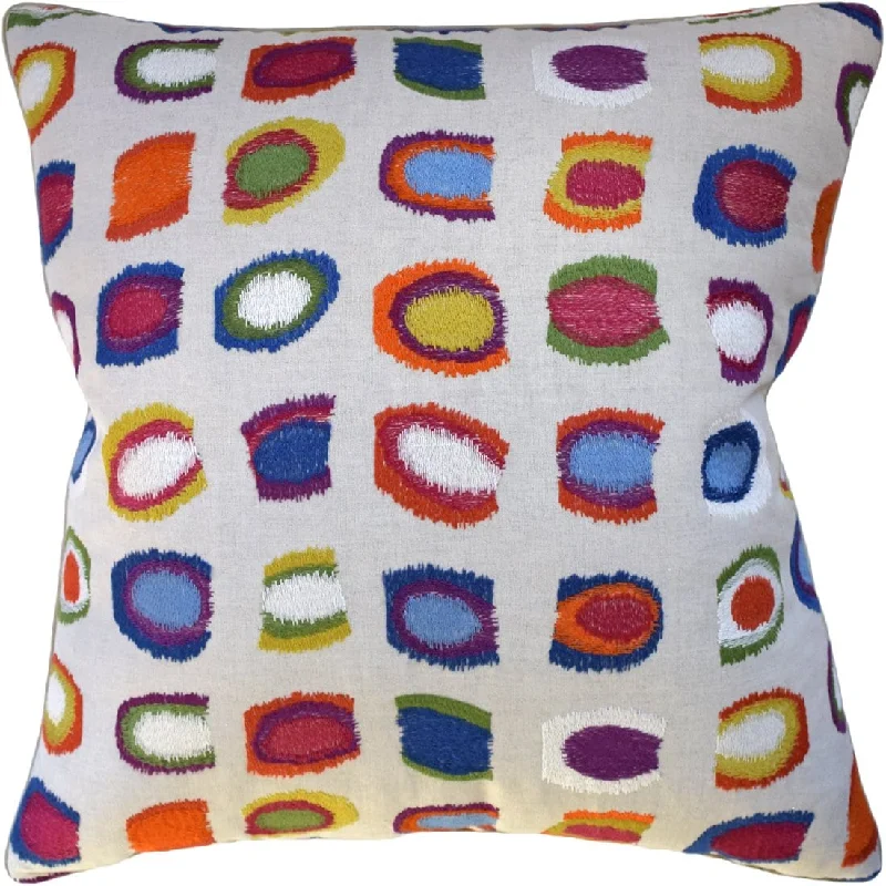 Round Pillows for Boho-Style InteriorsJamboree Tropical Decorative Pillow