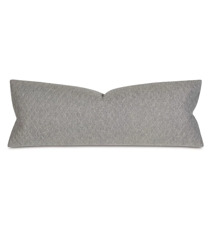 Firm Pillows for Side SleepersRidge Quilted Oblong Decorative Pillow