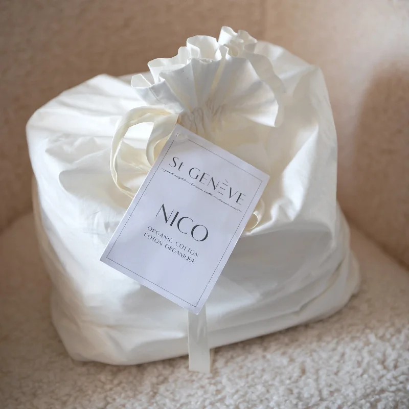 King - Size Sheet Sets with a Decorative Pillow SetNico Organic Sheet Set