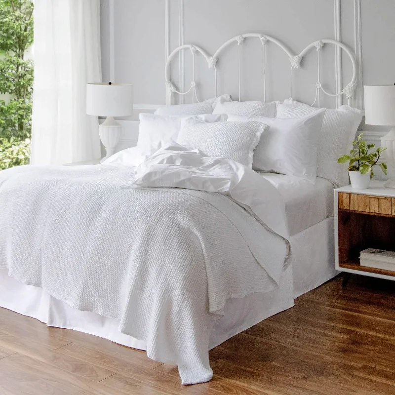 Wrinkle - Free Polyester Sheets for a Low - Maintenance BedMichelle Coverlets & Throws