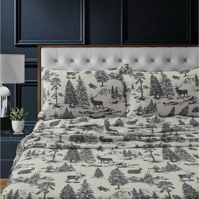 deer toile charcoal