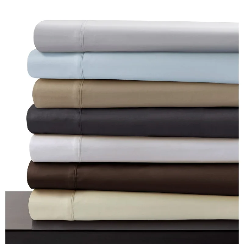 Fitted Sheets with Reinforced Corners for Long - Lasting UseEgyptian Cotton 600 TC Extra Deep Pocket 6-piece Bed Sheet Set