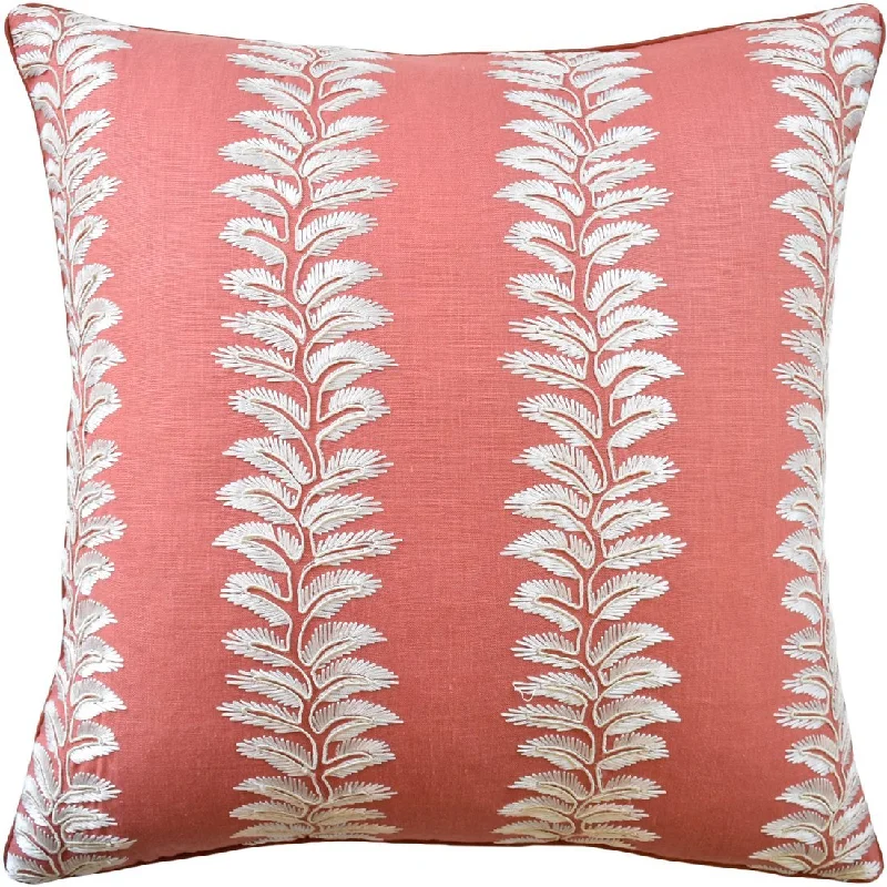 Plush Pillows for a Cozy BedBradbourne Coral Decorative Pillow by Ryan Studio