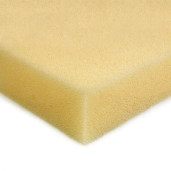 Polyester - Cotton Blend Sheets for Durability and ComfortFilter Foam - Low Reticulated Sheet (Cream in colour)