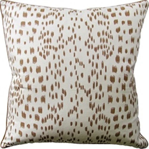 Square Pillows for Modern Home DecorLes Touches Tan Pillow by Ryan Studio