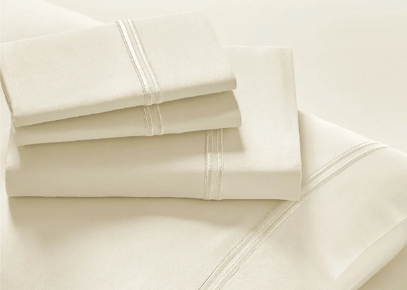 Fitted Sheets with Reinforced Corners for Long - Lasting UsePureCare Premium Modal Sheet Set