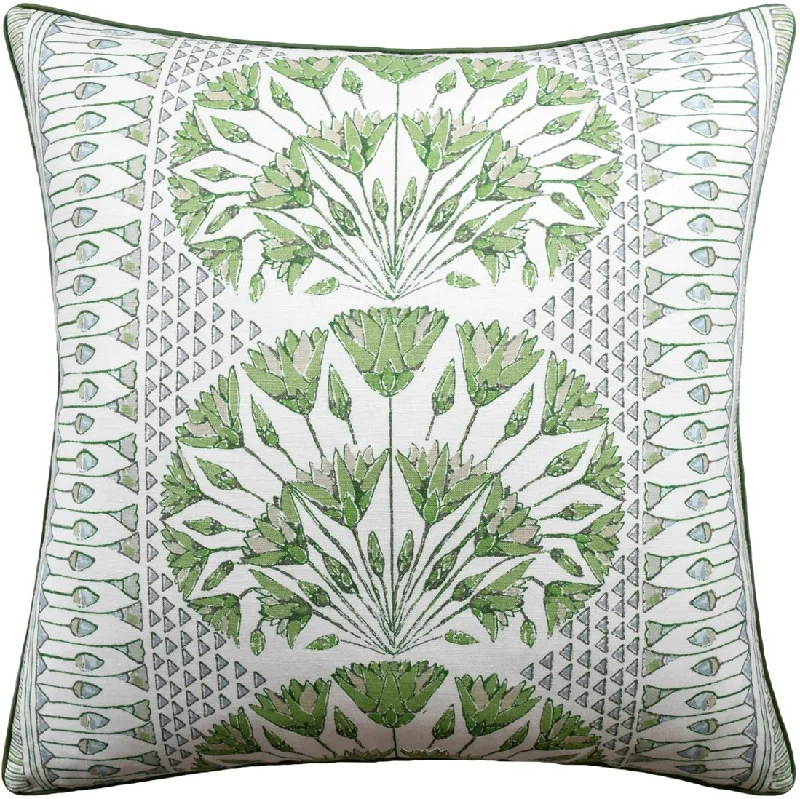 Decorative Pillows for Living Room MakeoverCairo Green and White Pillow by Ryan Studio