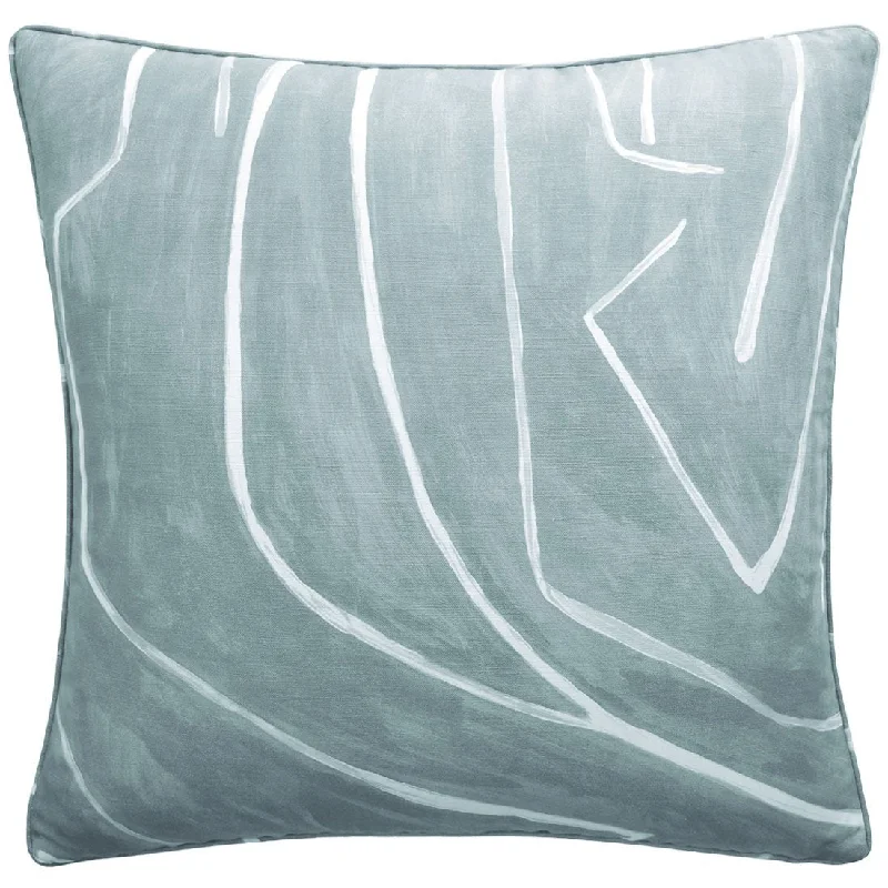 Cotton Pillows for Natural ComfortGraffito Deep Sky Throw Pillow