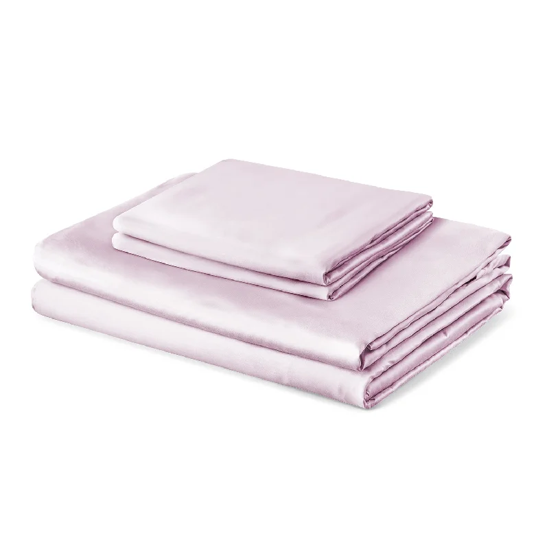 Wrinkle - Free Polyester Sheets for a Low - Maintenance BedEco Deluxe Bed Linens 3 Piece Fitted Sheet Set