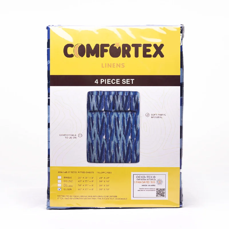 Thermal - Regulating Bamboo Sheets for All - Season ComfortComfortex Linens 4-Piece Set