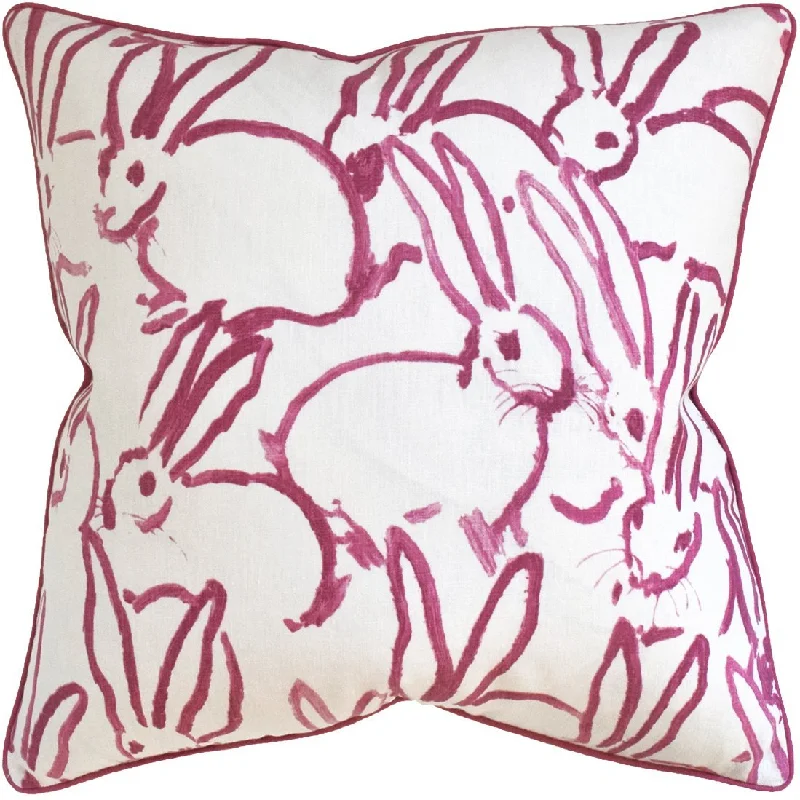 Round Pillows for Boho-Style InteriorsHutch Pink Pillow