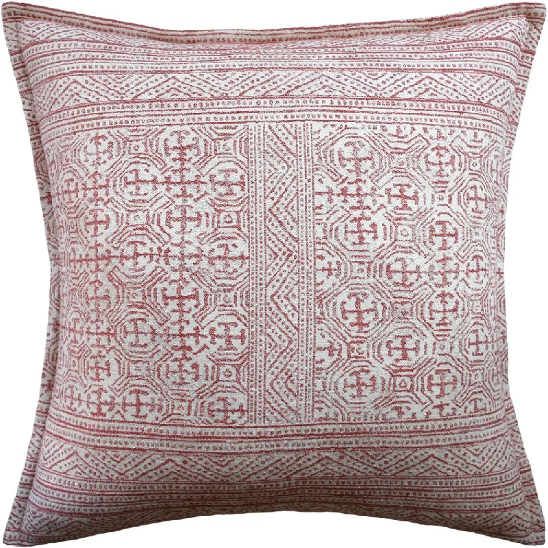 Velvet Pillows for a Touch of EleganceMontecito Red Pillow by Ryan Studio