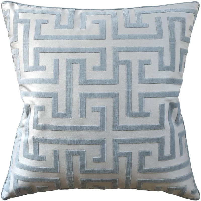 Plush Pillows for a Cozy BedMing Trail Robin's Egg Decorative Pillow Ryan Studio