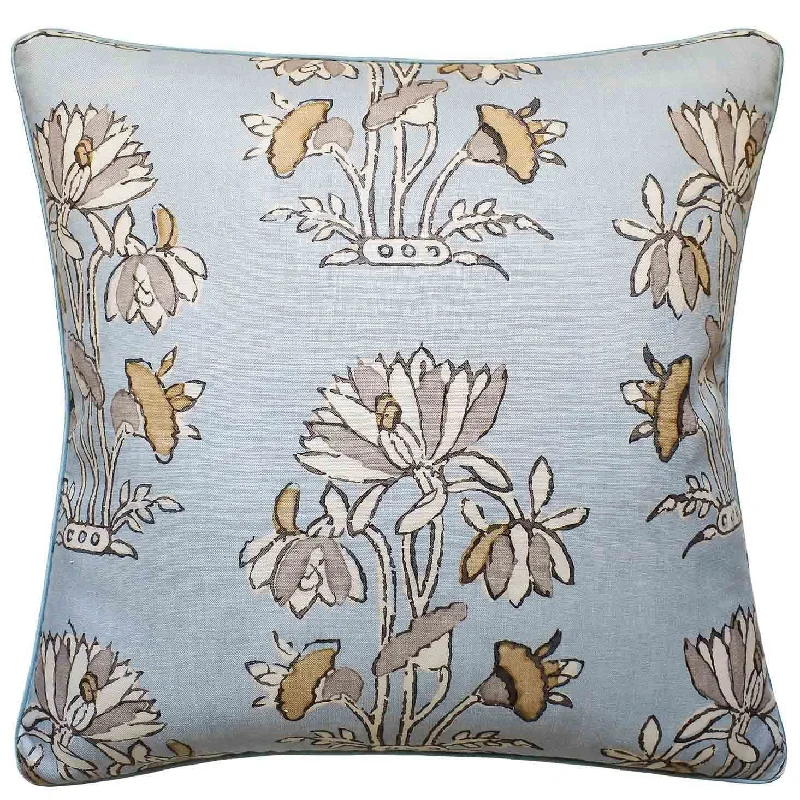 Feather Pillows for a Luxurious SleepLily Flower Spa Blue Decorative Pillow Ryan Studio