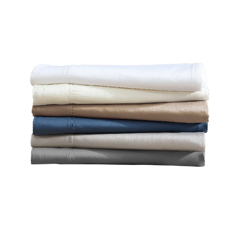 Quilted Cotton Sheets for a Warm and Inviting BedBrielle Home Viscose from Bamboo Sateen Bed Sheet Set