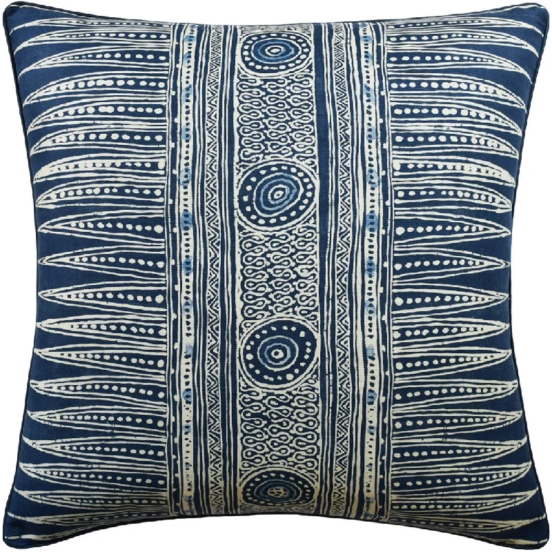 Kids Pillows with Fun DesignsIndian Zag Indigo Pillow by Ryan Studio