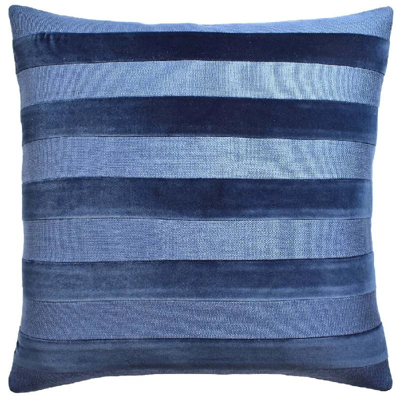 Down Alternative Pillows for Ethical ChoicesParker Stripe Navy Decorative Pillow Ryan Studio