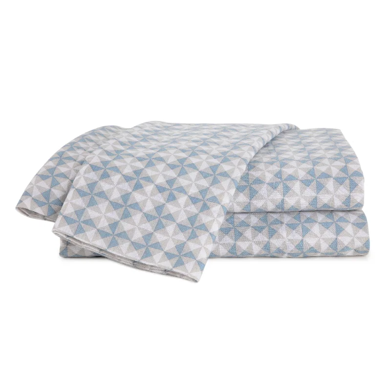 Linen - Cotton Blend Sheets for a Natural and Versatile OptionVellux Noma Soft Blue Sheet Set