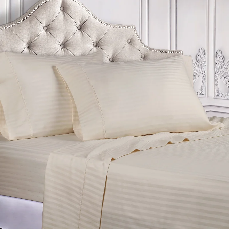 Wrinkle - Free Polyester Sheets for a Low - Maintenance BedSuperior Gyda Deep Pocket 400 Thread Count Egyptian Cotton Sheets