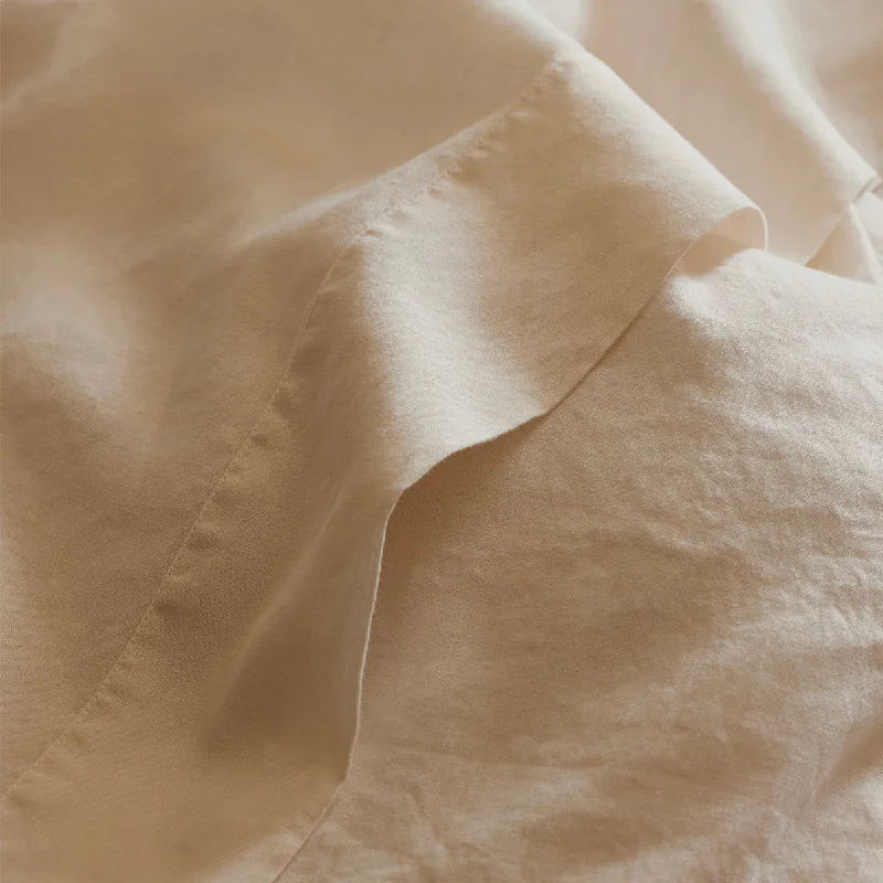 Linen - Cotton Blend Sheets for a Natural and Versatile OptionPearl Linen Blend Flat Sheet