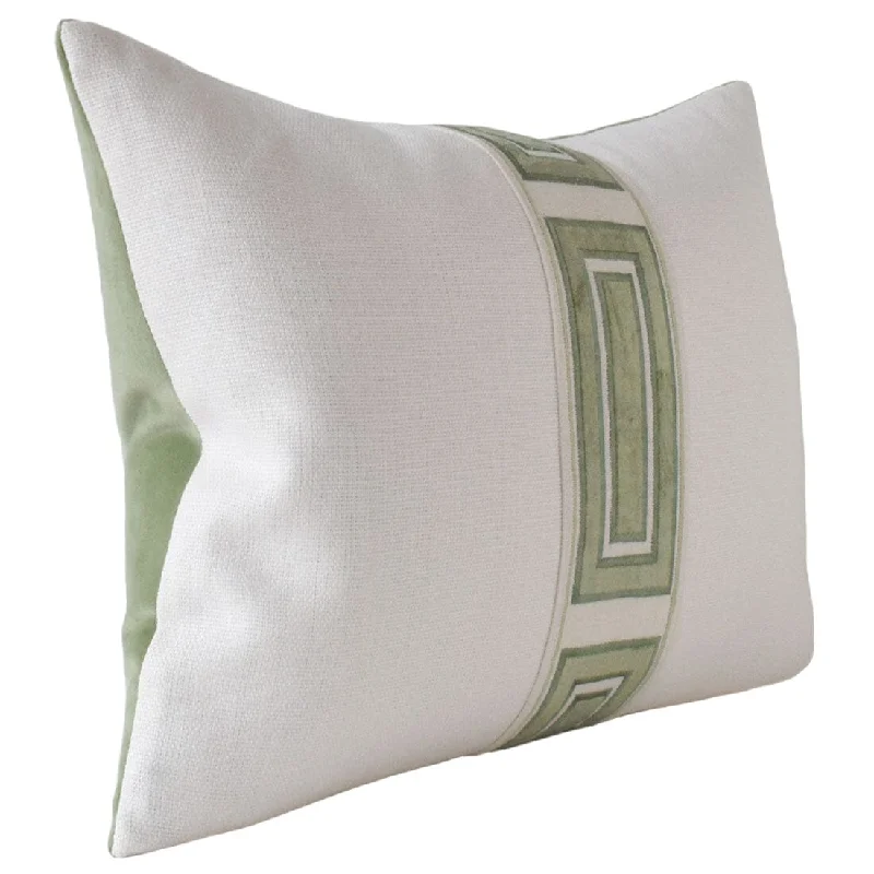 Lumbar Support Pillows for Car SeatsGiorgio Linen Ingot Tape Greenery Decorative Pillow Ryan Studio