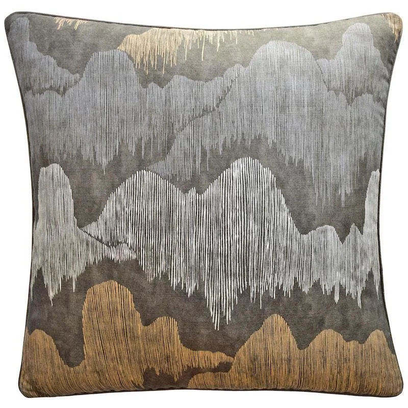 Plush Pillows for a Cozy BedCascadia Noir Decorative Pillow