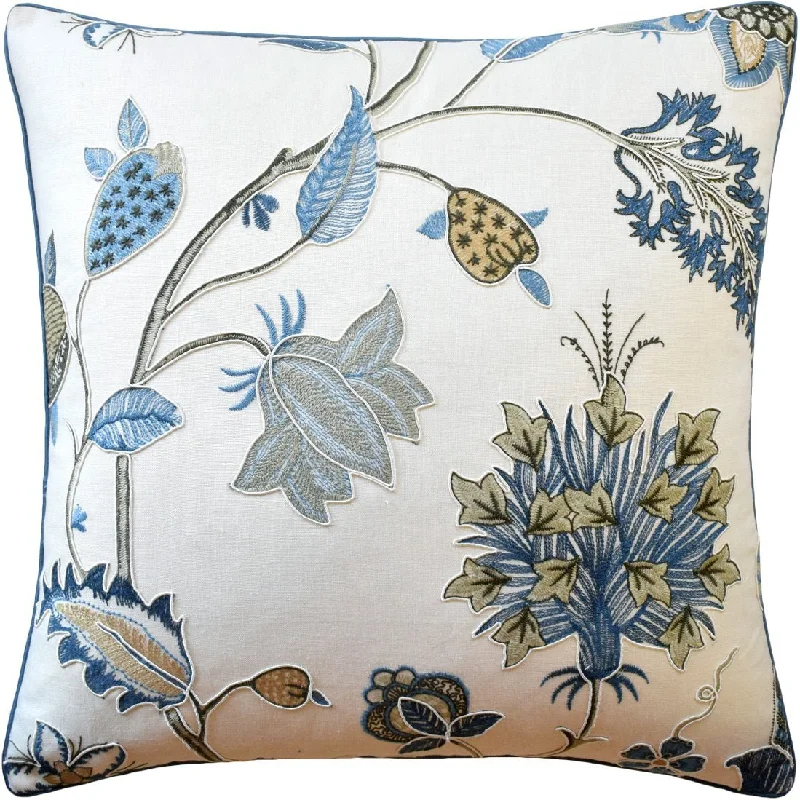 Cooling Pillows for Hot SleepersBakers Idienne Soft Blue Pillow by Ryan Studio