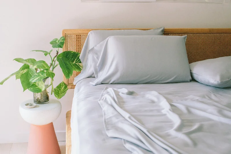 Thermal - Regulating Bamboo Sheets for All - Season ComfortTENCEL™ Sheet Set + Pillowcases