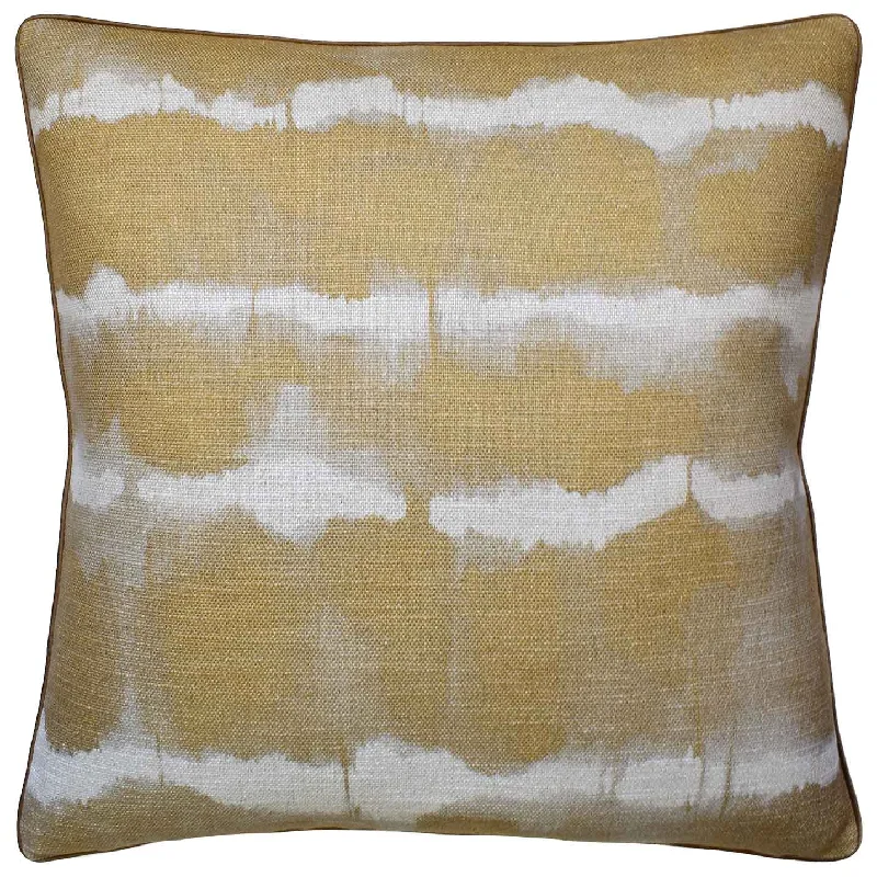 Down Alternative Pillows for Ethical ChoicesBaturi Gold Decorative Pillow Ryan Studio