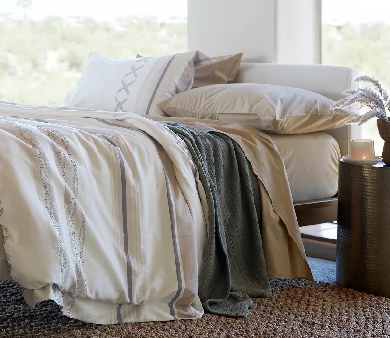 Linen - Cotton Blend Sheets for a Natural and Versatile OptionDr. Weil Garment Washed Percale Pillowcases