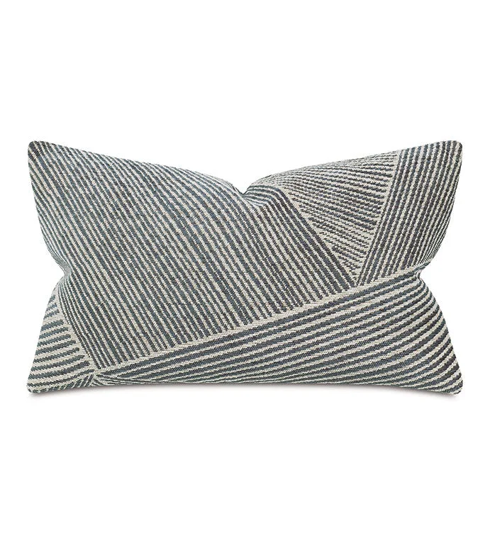 Back Support Pillows for Office ChairsBezel Multidirectional Stripe Decorative Pillow