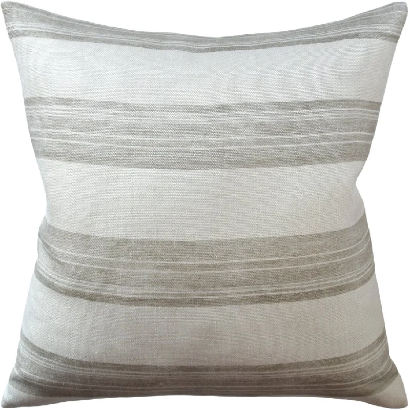 Pregnancy Pillows for Expectant MothersAskew Ivory and Taupe Decorative Pillow