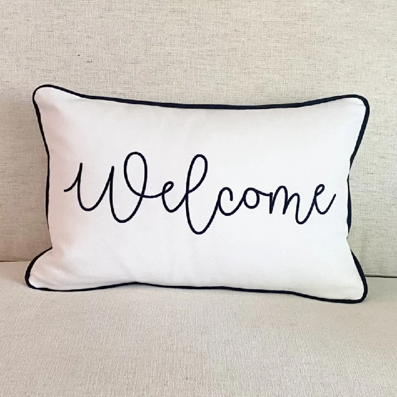 Velvet Pillows for a Touch of EleganceWelcome Pillow