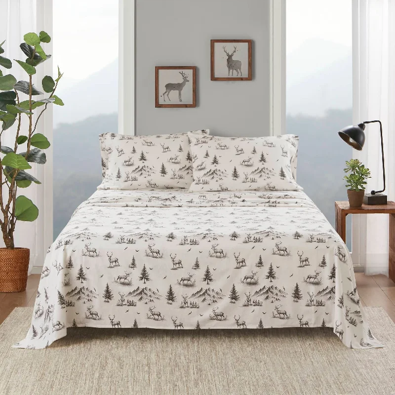 Gray Deer Toile