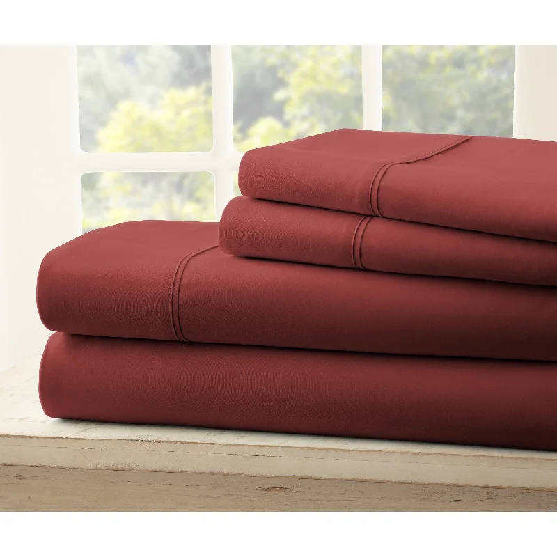 Linen - Cotton Blend Sheets for a Natural and Versatile OptionSoft Essentials Ultra-soft 4-piece Bed Sheet Set