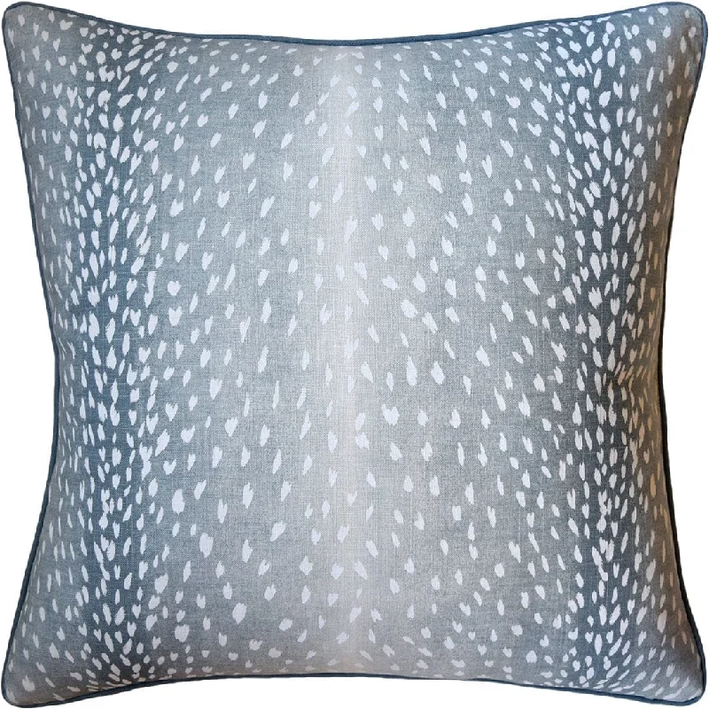 Down Alternative Pillows for Ethical ChoicesDoe Aqua Throw Pillow by Ryan Studio