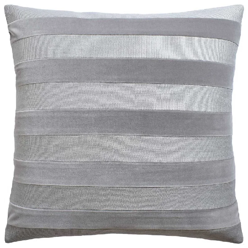 Hypoallergenic Pillows for Allergy SufferersParker Stripe Pewter Decorative Pillow Ryan Studio