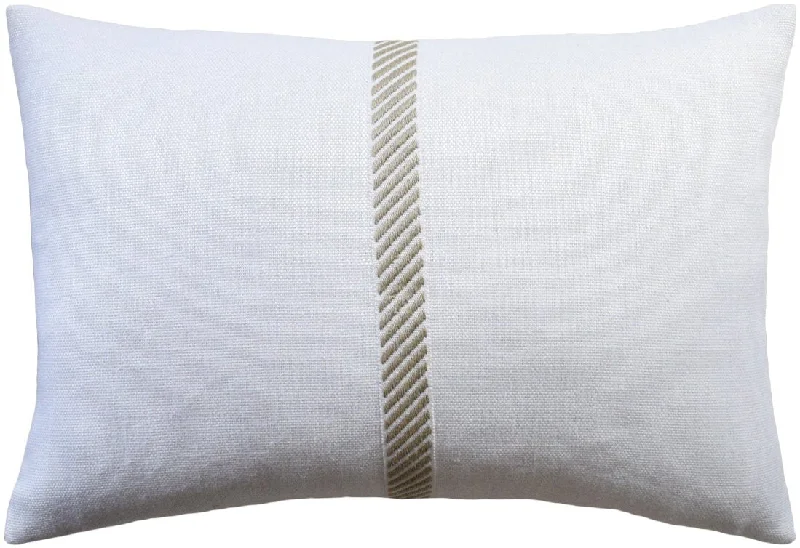 Bolster Pillows for Sofa DecorationCabana Tape Salt & Beach Lumbar Pillow by Ryan Studio