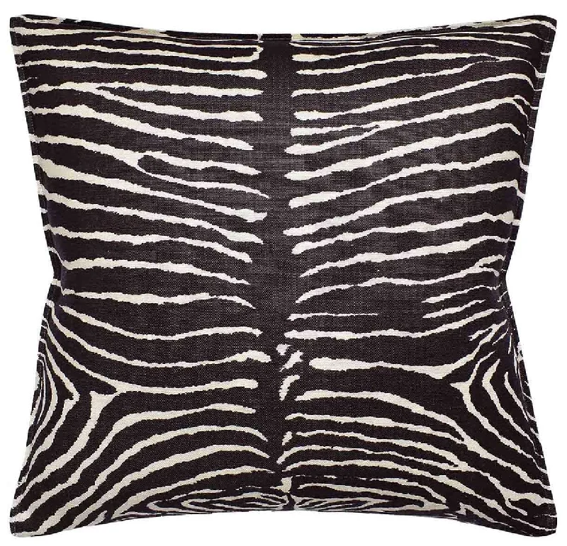 Round Pillows for Boho-Style InteriorsLe Zebre Brown Decorative Pillow Ryan Studio