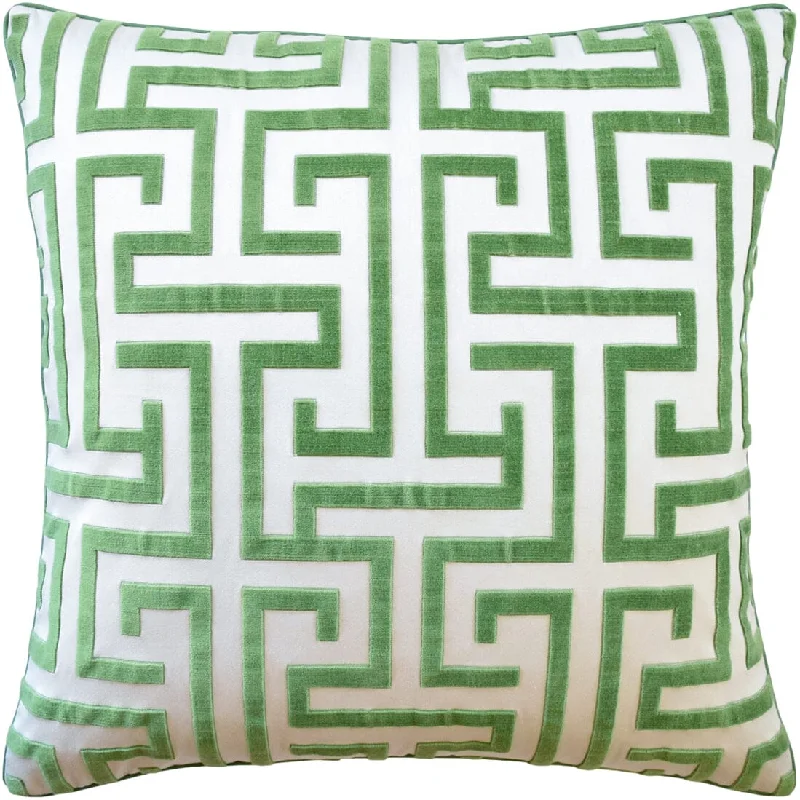 Memory Foam Pillows for Neck SupportMing Trail Green Decorative Pillow Ryan Studio