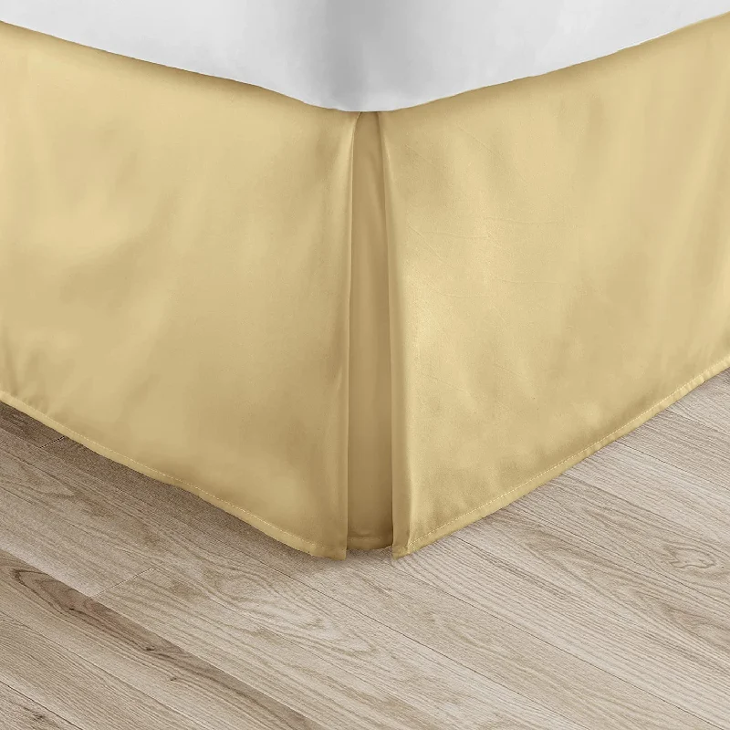 Bed skirts for air beds to make them look more like a regular bed9 Inch Drop Bed Skirt Gold Egyptian Cotton 1000TC