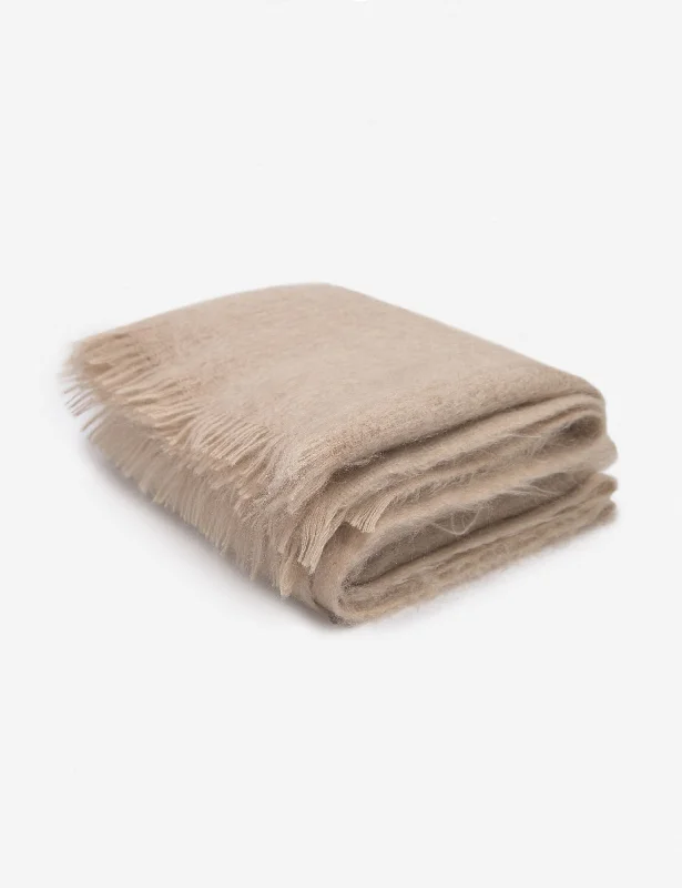 Chenille blankets with a thick and fuzzy textureAimee Mohair Throw