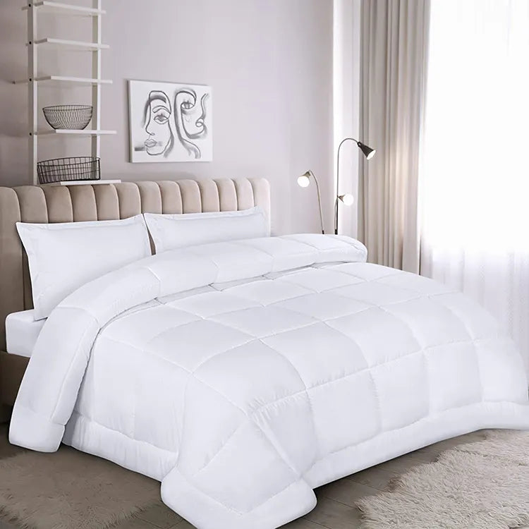 Duck down comforters with a softer feel and good warmth retentionAll Season Classic Down Alternative Comforter