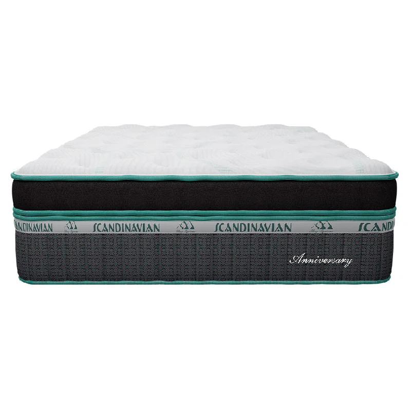 Memory foam mattresses for pressure relief and contouringAnniversary Jumbo Box Top Scandinavian collection