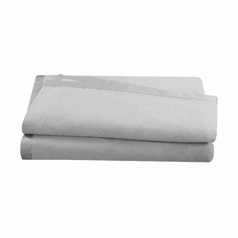 King - size blankets to cover large beds comfortablyOversized 82-inch x 90-inch Gray Throw by Atelier Martex